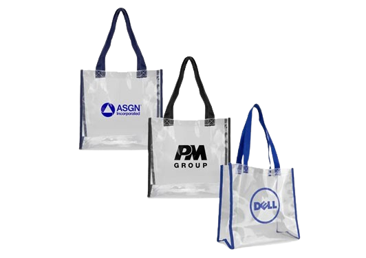 Clear tote bags